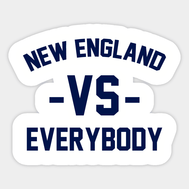 New England Vs Everybody Sticker by teemazong